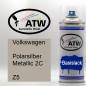 Preview: Volkswagen, Polarsilber Metallic 2C, Z5: 400ml Sprühdose, von ATW Autoteile West.